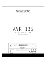 Harman-Kardon AVR-135-Owners-Manual